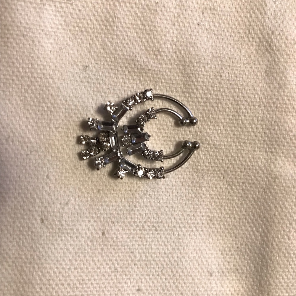 Silver nose clip